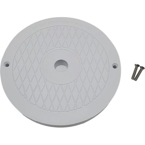 Couvercle rond de skimmer de piscine avec vis - Blanc - SPX1084R - Hayward