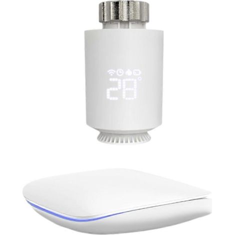 Thermostat intelligent ZigBee 3.0 pour radiateur, vanne TRV, actionneur thermostatique, compatible avec Alexa, Google Home et Alice. (1/5)