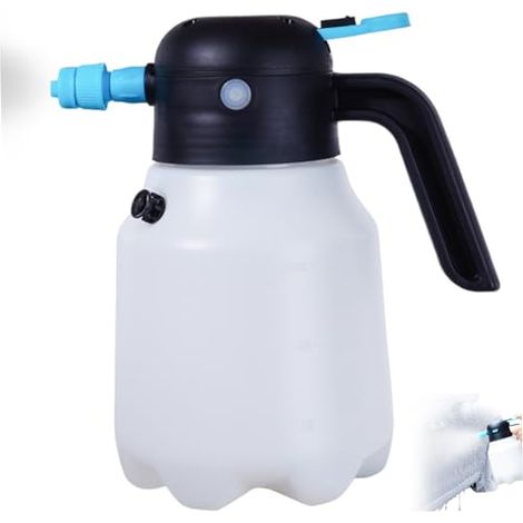 [NUNCA UTILIZADO]Pulverizador de espuma eléctrico, pulverizador de espuma para nieve con bomba, 1.8L, 3 modos, recargable por USB, botella rociadora (1/5)