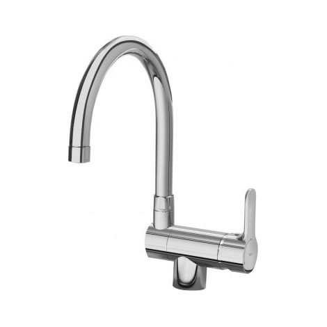 Robinet cuisine bec haut rabattable ROCA L20 chromé (1/3)