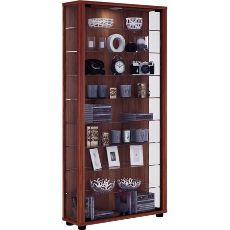 Vetro di legno Stand Showcase Lumo Maxi 113x59x18 - VCM