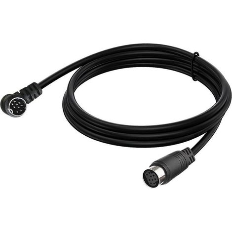 Câble adaptateur Mini DIN 9 broches, excellente conductivité, connecteur mâle-femelle 9 broches, adapté aux récepteurs de centres multimédias. (1/5)