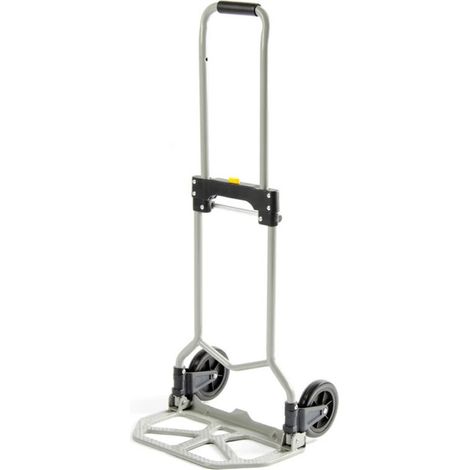 Carretilla Plegable de Acero  Resistente hasta 70 kg  Carreta 38 x 37 x 96 cm  Ideal para Jardin y Tareas de Mantenimiento (1/5)