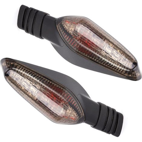 Paire de Clignotants Moto pour Ducati Streetfighter 848 1099 Multistrada 1200 Lentille Fumée (1/5)