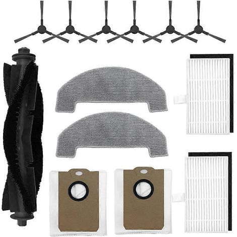 Brosse pour aspirateur 13PCS pour MONSGA MS1 MAX Main Brosse Side Sac à poussière Serpillière Cloth Kit Robot Aspirateur Accessoires (1/5)