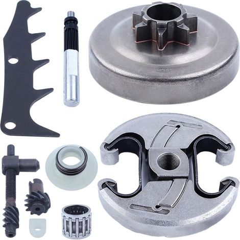325" 7T Clutch Drum Oil Pump Kit, for Husqvarna 340 345 350 Chainsaw, Jonsered 2145 2150, 578097901, 578 09 79 01, 503932101, 503 93 21 01, 503931801 (1/5)