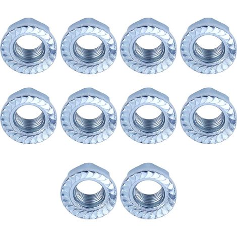 Pack de 10 écrous de volant Adefol pour moteurs Honda GX240 GX270 GX340 GX390 90201-ZE3-V00 (16mm) (1/5)
