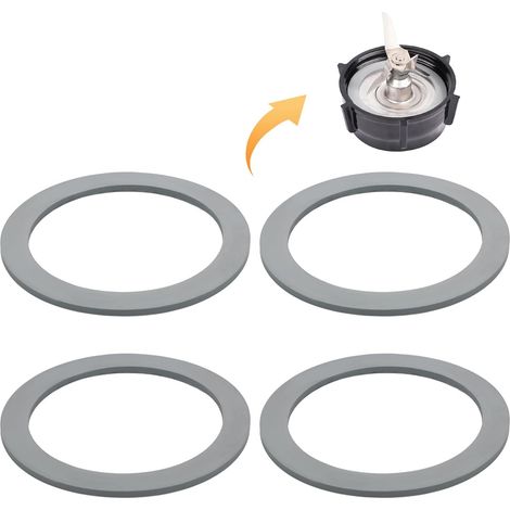 4 Pièces Joints de Mélangeur pour Oster, Joint de Mélangeur Joint Torique Joint Torique Caoutchouc Pièces de Rechange Accessoires Compatible avec Oster et Osterizer Mélangeur (1/5)