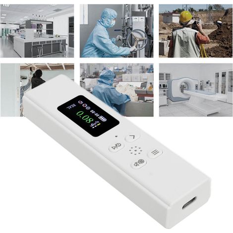 Compteur Geiger, détecteur de radiations nucléaires, surveillance de la radioactivité du marbre, alarme de dose de radiation personnelle (1/5)