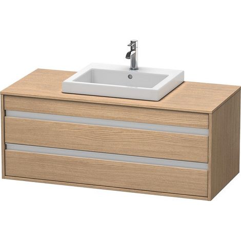 Mueble bajo lavabo KETHO 550x1200x496mm roble eu
