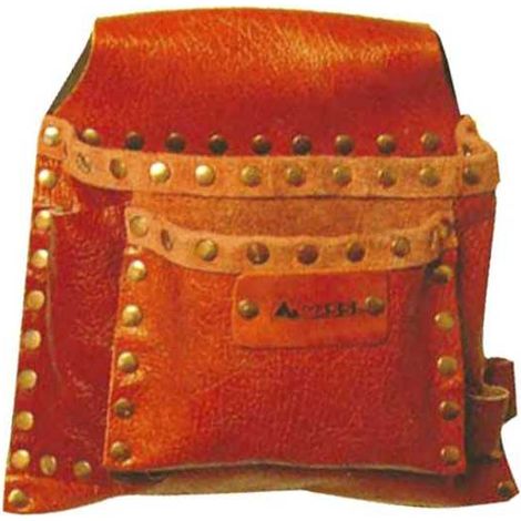 Borsa Carpentiere 2T Cuoio Borchie Mass
