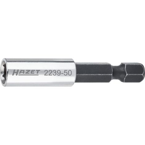 Hazet Adapter, 1/4 (6,3 mm) Sechskant massiv, 1/4 (6,3 mm) Sechskant hohl, Länge: 50 mm (1/2)