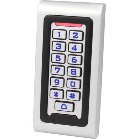 1 Stück IP68-Code-Türschloss, wasserdichter Metall-Zugangskontroll, PIN RFID 125KHz, DC12V-24V, hintergrundbeleuchtet, Wigan 26, 2000 Benutzer für Garage, Haus, Wohnung, Fabrik, Sicherheit (1/5)