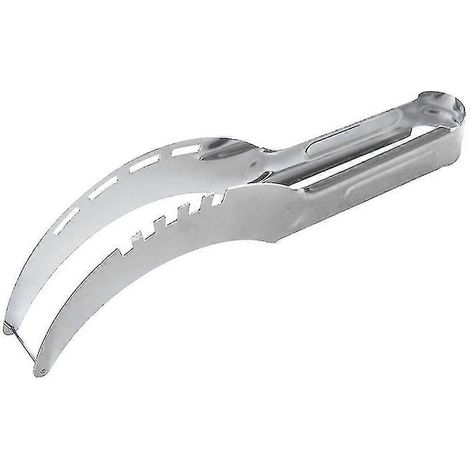Coupe-pastèque en acier inoxydable avec cuillères et outils pour la cuisine à domicile. (1/3)
