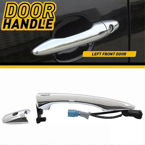 Bouton de poignée de porte extérieure avant gauche côté conducteur pour-- (1/5)