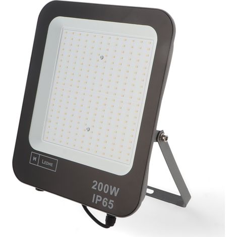 Faro proiettore Led Napoli 200W Nero da esterno IP65 Bianco freddo 6000K M LEDME (1/5)