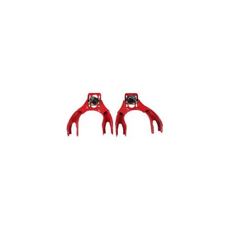 Car modification: Civic steering arm 92-95 EG/DC2 adjustable front tilt triangle control arm - red (one pair) (1/4)