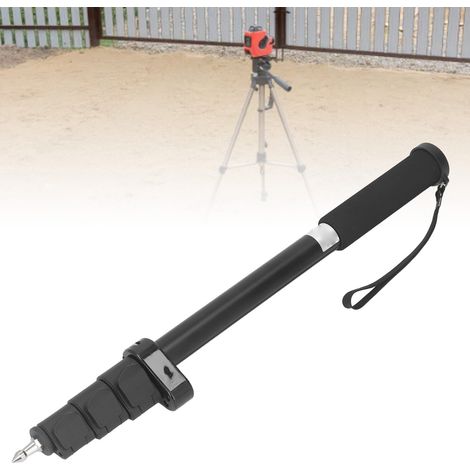 Perche de levé RTK/GPS portable, perche télescopique en alliage d'aluminium de 1,5 mètre avec verrouillage par levier, perche de centrage. (1/5)