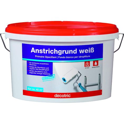 Decotric Anstrichgrund weiß 5 L Anstrichgrund