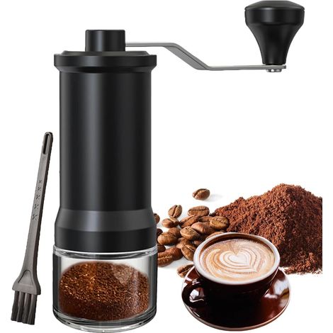 Accessoire pour moulin à café manuel, brosse de nettoyage, pour le dosage, le nettoyage ou l'entretien lors de la préparation du café expresso.-AquaForge (1/5)