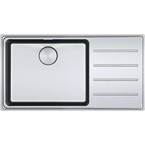 Franke Einbauspüle Mythos MYX 211 Edelstahl, Becken links (1/3)