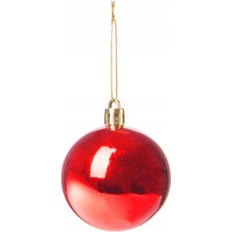 PALLINE PER ALBERO DI NATALE SET INDESTRUTTIBILE GRANATA 30pcs (1/5)