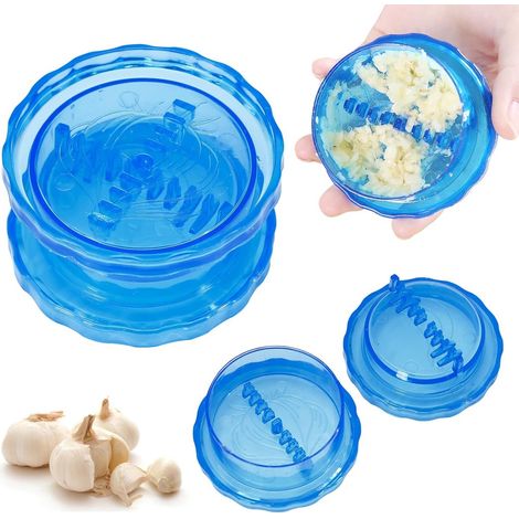 Presse-ail Garlic Twister - Presse-ail - Convient pour l'ail - Presse-ail manuelle - Ustensile de cuisine - Presse-ail - Presse-gingembre - Pour hacher l'ail, les oignons, le gingembre, les herbes et (1/5)