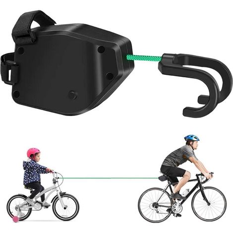 Fahrrad Abschleppseil Kinder 2.5M einziehbar mit 90kg Zuglast (1/5)