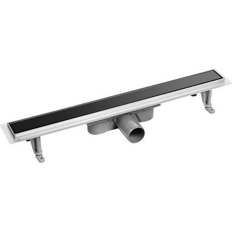 Scarico lineare 100 cm Basso Bass Nero