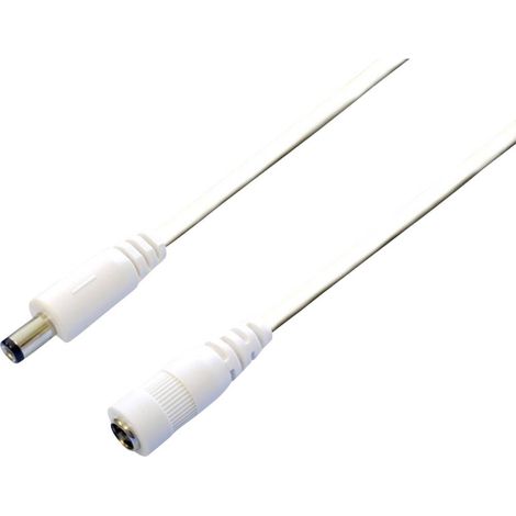 BKL Electronic 072096 Cavo di prolunga per bassa tensione Spina a bassa tensione - Presa a bassa tensione 5.5 mm 2.1 mm (1/2)