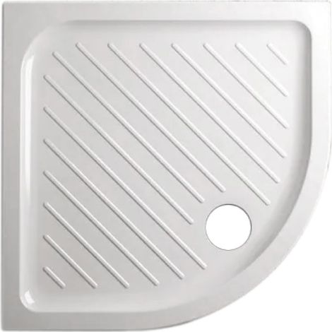 PIATTO DOCCIA SEMICIRCOLARE IN CERAMICA MODELLO GEMMA 2  H.7 - CM 90X90  - CEI