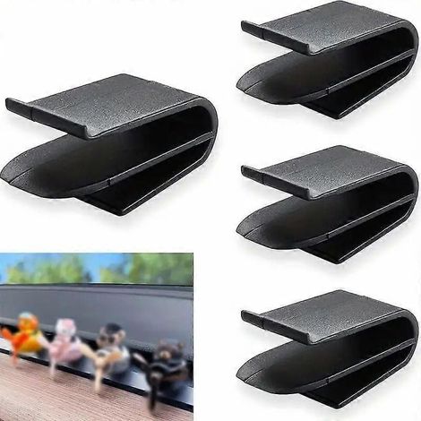 Lot de 4 adaptateurs pour désodorisants d'aération Tesla Model 3 / Y 2017-2023 : fixations pour grilles d'aération, supports pour désodorisants avec entretoises et supports pour console centrale. (1/5)