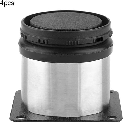 verstellbare Möbelfüße aus Edelstahl für Tisch, Bett, Sofa (50 x 50 mm) – 4er-Set (1/5)