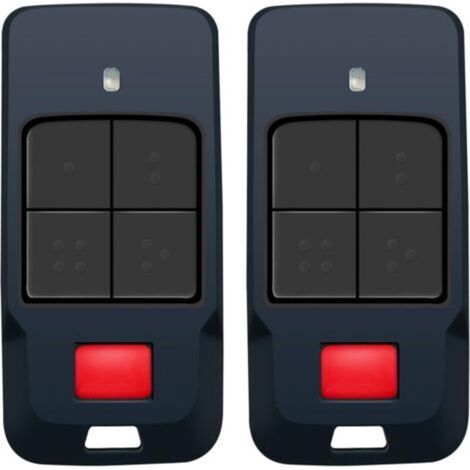 2 Garagensender kompatibel mit BFT MITTO COOL C4 433MHz, Rolling Code Verschlüsselung, MITTO COOL C2, MITTO COOL C4, Universal-Garagentorfernbedienung