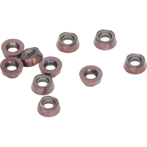 10-teiliges Set aus Wendeschneidplatten aus Hartmetall für Drehmaschinen, Fräsmaschinen und CNC-Werkzeuge zum Austausch (RPMW08T2MOE-P) (1/5)