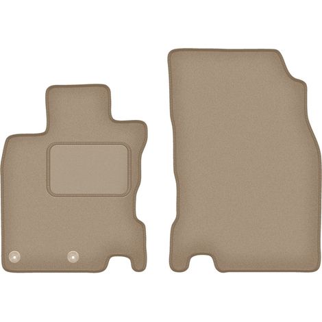 Vordere Fußmatten für: Nissan Rogue II SUV (2013–2020), beige