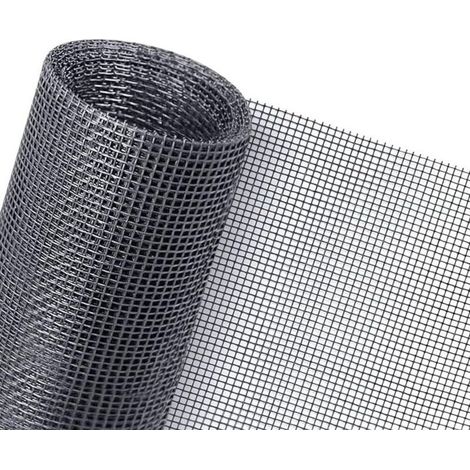 Mosquitera antimosquitos para ventanas, 130x150 cm, universal, de fibra de vidrio resistente al fuego.