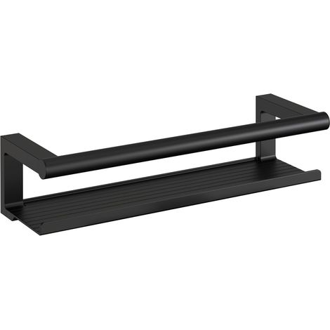 Cosmic Architect S+ panier porte-savon de douche étagere de douche noir mat murale (10 CM) (1/5)