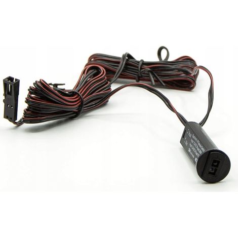 Interruptor de proximidad para muebles, 2 funciones, 12-24V 5A 60-120W, para armarios, color negro. (1/4)