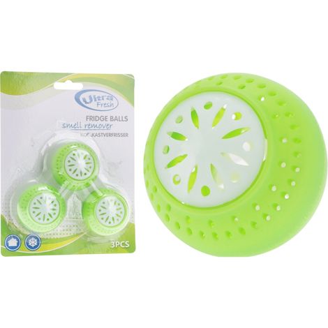 Ultra Fresh Koelkastverfrisser 3 pièces vert/blanc