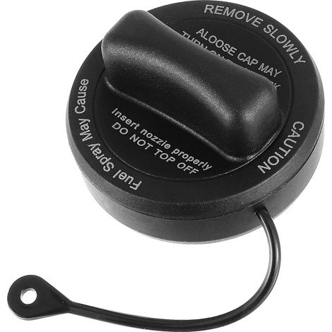 Bouchon de réservoir de carburant avec compatible pour Mercedes-Benz W212 W211 R17 S204 C207 C209 A209 W203 W204 W245 W169 X204 bouchon de réservoir de carburant de voiture remplacement (noir) (1/5)