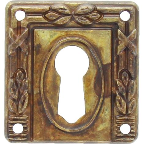 BOCCHETTA ZAMA 30060 33X35 MM OTTONE ANTICATO- 25,0 pz