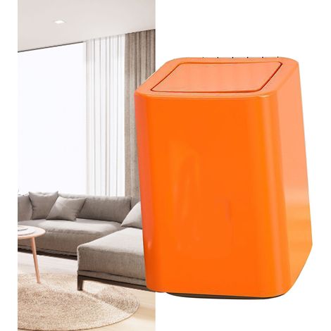 Poubelle 9L à motif dessin animé, design mignon, avec couvercle basculant, idéale pour la maison, la salle de bain ou la chambre. (1/5)
