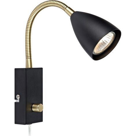 Markslojd CIRO - Applique murale d'intérieur à 1 lumière, noir, GU10