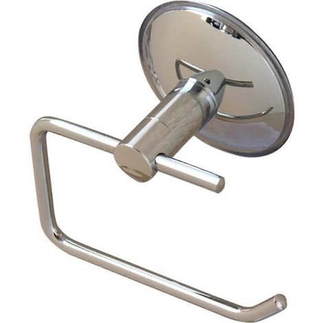 Porte-rouleau de papier toilette autoportant en acrylique, support vertical pour essuie-tout, organisateur de rangement pour la maison, l'hôtel ou le bureau (1/5)