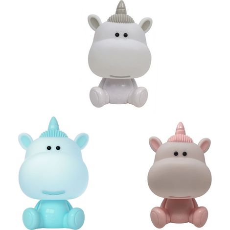 TrAdE Shop Traesio - Lampada Led Luce Notturna Unicorno Ricaricabile Usb 8 Modalità D'illuminazione 685358 - (1/5)