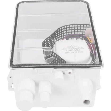 Pompe de Puisard de Douche 750 GPH, Pompe de Bateau Marin à Démarrage Automatique avec Interrupteur intégré, pour Cabine de Camping-car, Douche, évier de Cuisine, Drainage (1/5)