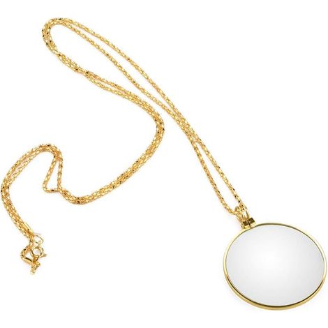 Collier loupe, pendentif loupe optique (1/5)