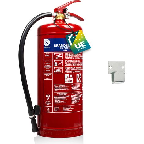 Extincteur Poudre - 6 kg - pour Feux ABC - Adapté pour Gros véhicules (1/5)