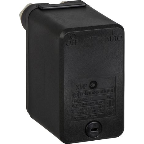 Pressostat manométrique 220V – Réglage de pression 0-12 bars – Prise manométrique intégrée – Pour pompes à eau monophasées et triphasées – Telemecanique Sensors